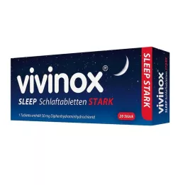 VIVINOX Tabletki nasenne Sleep mocne, 20 szt