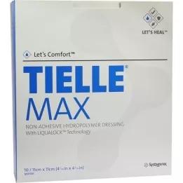 TIELLE Max opatrunek hydropolimerowy 11x11 cm, 10 szt