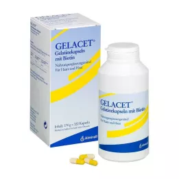 GELACET Kapsułki żelatynowe z biotyną, 320 szt