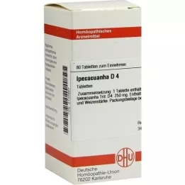 IPECACUANHA D 4 tabletki, 80 szt