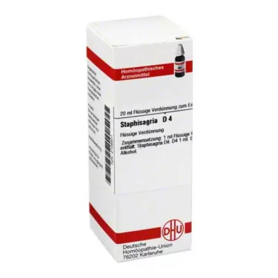 Staphisagria D 4, 20 ml