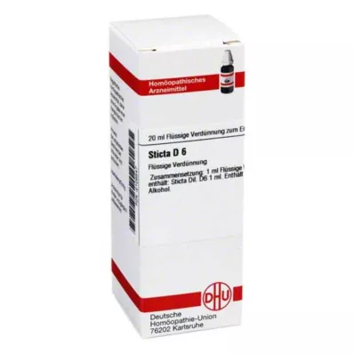 STICTA D 6, 20 ml STICTA D 6, 20 ml