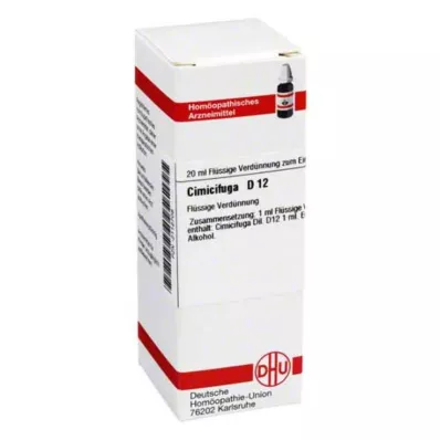 CIMICIFUGA D 12 Rozcieńczenie, 20 ml CIMICIFUGA D 12 Rozcieńczenie, 20 ml