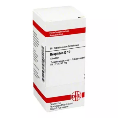 GRAPHITES D 12 tabletek, 80 szt