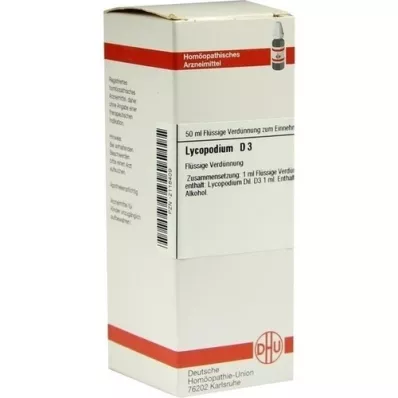 LYCOPODIUM D 3 Rozcieńczenie, 50 ml LYCOPODIUM D 3 Rozcieńczenie, 50 ml
