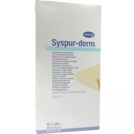 SYSPUR DERM 10X20 CM Soft Foam Compresses, 10 szt
