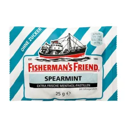 Fishermans Friend Spearmint pastylki bez cukru, 25 g