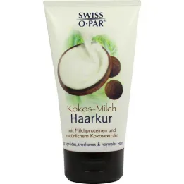 Kuracja do włosów z mleczkiem kokosowym Swiss O Par, 150 ml
