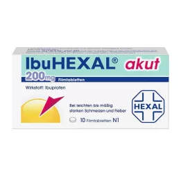 IBUHEXAL ostre 200 tabletek powlekanych, 10 szt