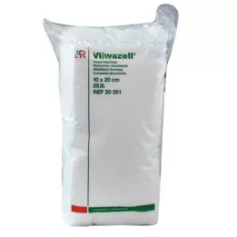 VLIWAZELL Kompresy chłonne niejałowe 10x20 cm, 25 szt