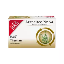H&amp;S Torebki filtrujące do herbaty tymiankowej, 20 x 1,4 g