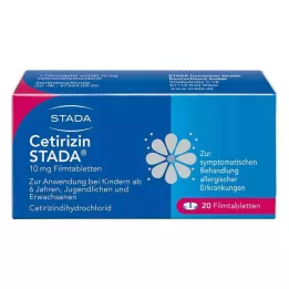 CETIRIZIN STADA 10 mg tabletki powlekane, 20 szt