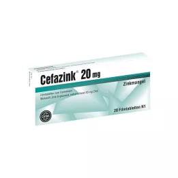 CEFAZINK 20 mg tabletki powlekane, 20 szt