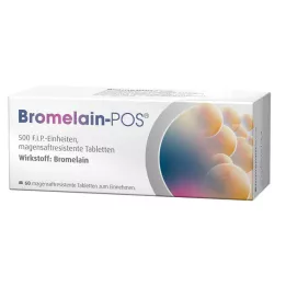 BROMELAIN POS tabletki dojelitowe 60 szt