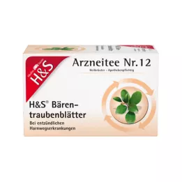 H&amp;S Torebki filtrujące do herbaty z owoców mącznicy lekarskiej, 20X2,7 g