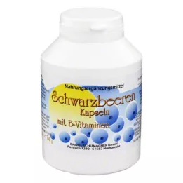 SCHWARZBEEREN Kapseln, 180 szt