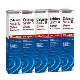 CALCIUM SANDOZ D Tabletki musujące Osteo 100 szt