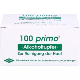 PRIMO Waciki nasączone alkoholem, 100 szt