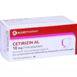 CETIRIZIN AL 10 mg tabletki z filmu, 100 szt
