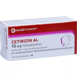 CETIRIZIN AL 10 mg tabletki z filmu, 50 szt