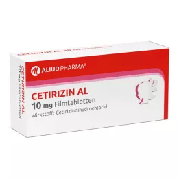 CETIRIZIN AL 10 mg tabletki powlekane, 7 szt