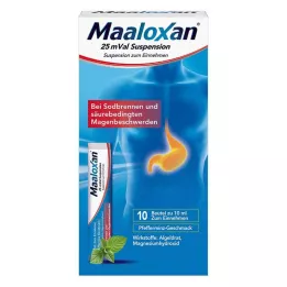 MAALOXAN 25 mVal zawiesina, 10X10 ml