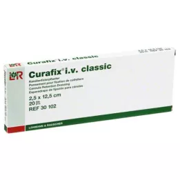 CURAFIX i.v. Plaster klasyczny 2,5x12,5 cm, 20 szt