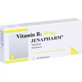VITAMIN B2 10 mg tabletki jenafarm, 20 szt