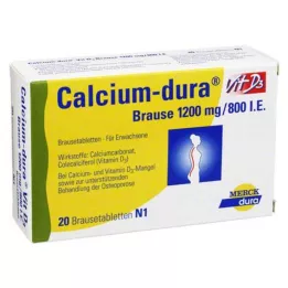 CALCIUM DURA Wit. D3 musująca 1200 mg/800 j.m., 20 szt