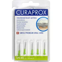 Curaprox CPS 011 Szczotka międzypokalająca Prime Lindengreen, 5 szt