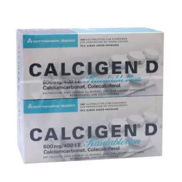 CALCIGEN D 600 mg/400 I.E. tabletki do żucia, 200 szt