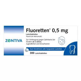 FLUORETTEN tabletki 0,5 mg, 300 szt