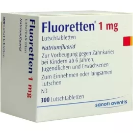 FLUORETTEN 1,0 mg tabletki, 300 szt