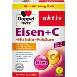 DOPPELHERZ Eisen+vit.c+L-histidin Tabletki, 30 szt