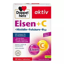 DOPPELHERZ Żelazo+wit.C+L-Histydyna tabletki, 30 szt