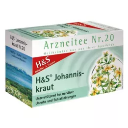 H&S Filtry do worków z dziurawcem, 20 x 2,0 g