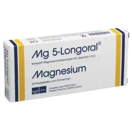 MG 5 LONGORAL tabletek do żucia, 20 szt