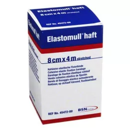 ELASTOMULL opaska mocująca 8 cm x 4 m, 1 sztuka
