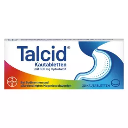 TALCID Tabletki do żucia, 20 szt
