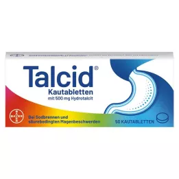 TALCID Tabletki do żucia, 50 szt
