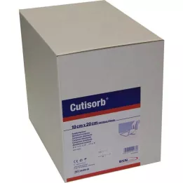 CUTISORB ssanie ściska rozerteril 10x20 cm, 100 szt