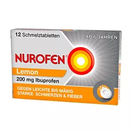 NUROFEN 200 mg tabletki rozpuszczalne cytrynowe, 12 szt