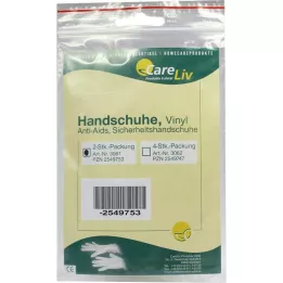 HANDSCHUHE Winylowe środki anty-AIDS, 2 szt