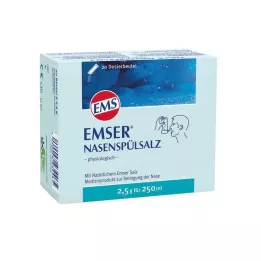 EMSER Sól do płukania nosa butelka fizjologiczna 20 szt