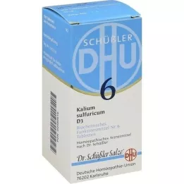 BIOCHEMIE DHU 6 tabletek Kalium sulfuricum D 3 szt