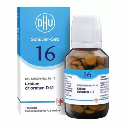 BIOCHEMIE DHU 16 litowa chloratum D 12 tabletek, 200 szt