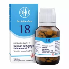 BIOCHEMIE DHU 18 wapnia siarka d 12 tabletek, 200 szt
