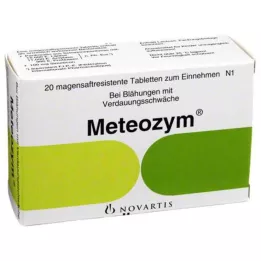 METEOZYM tabletki z powiązaniem z filmem, 20 szt