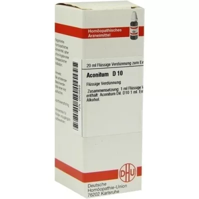ACONITUM D10, 20 ml ACONITUM D10, 20 ml