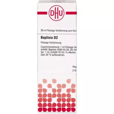BAPTISIA D 2 Rozcieńczenie, 20 ml BAPTISIA D 2 Rozcieńczenie, 20 ml